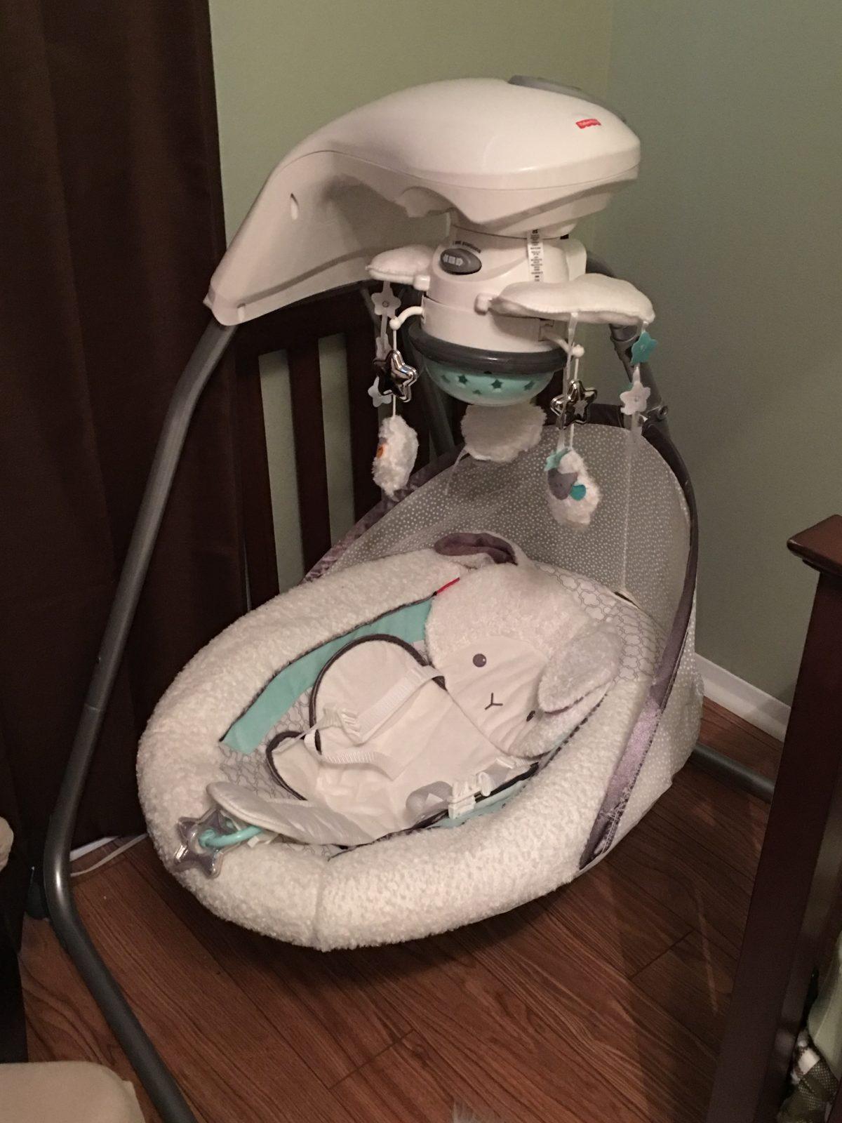 Fisher Price My Little Lamb Swing (Review) Curious and Cozy
