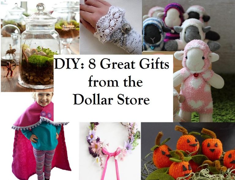 8 Dollar Store DIY Crafts that Make AWESOME Gifts