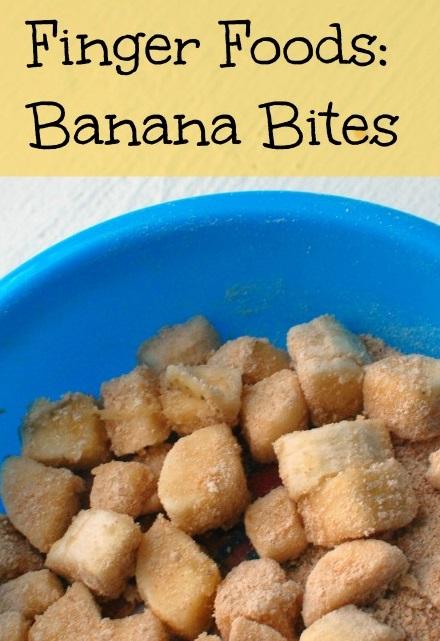Toddler Finger Foods: Banana Bites
