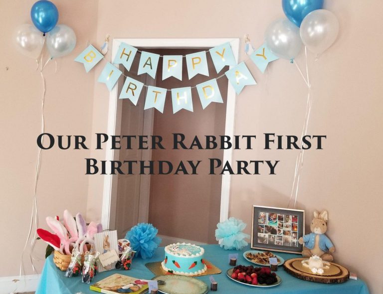 Our Peter Rabbit Birthday Party