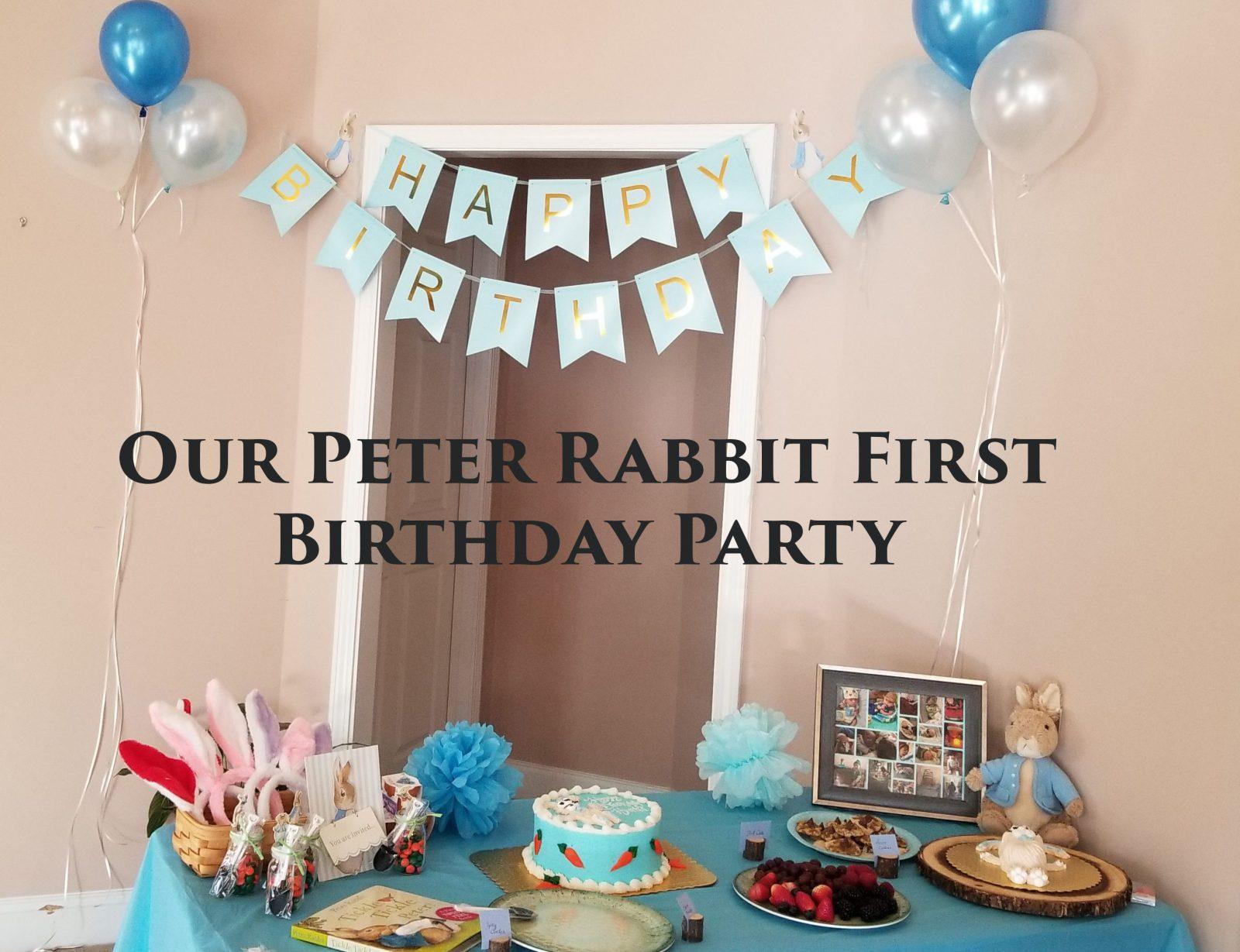 Peter Rabbit Birthday Party Balloon Decoration Set Kids Birthday