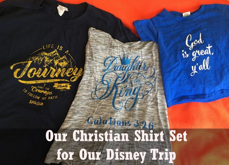 Family Shirts – Our Christian Shirts Day for Our Trip to Disney