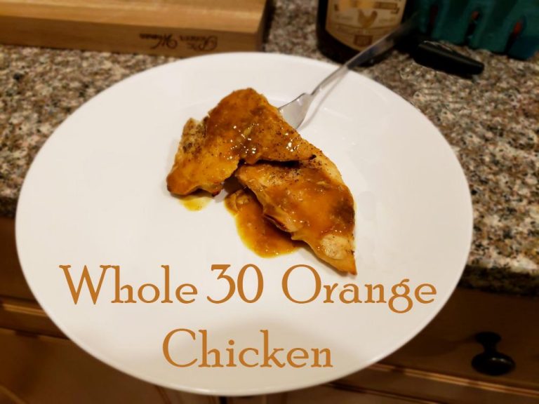 Whole 30/ Paleo Compliant Orange Chicken Recipe