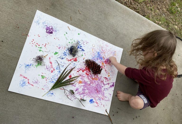 Wild Painting with Nature Treasures