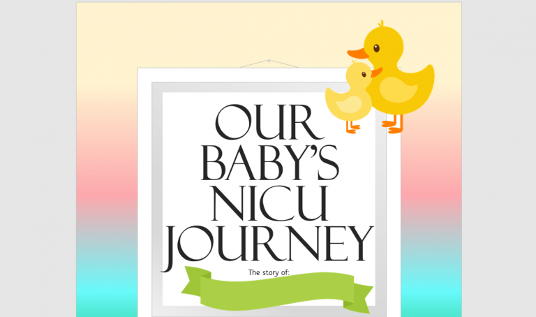 FREE NICU Baby Book – Baby Animals