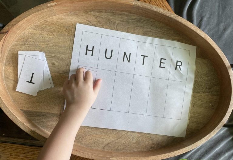 Free Name Puzzles – Montessori Preschool Resource